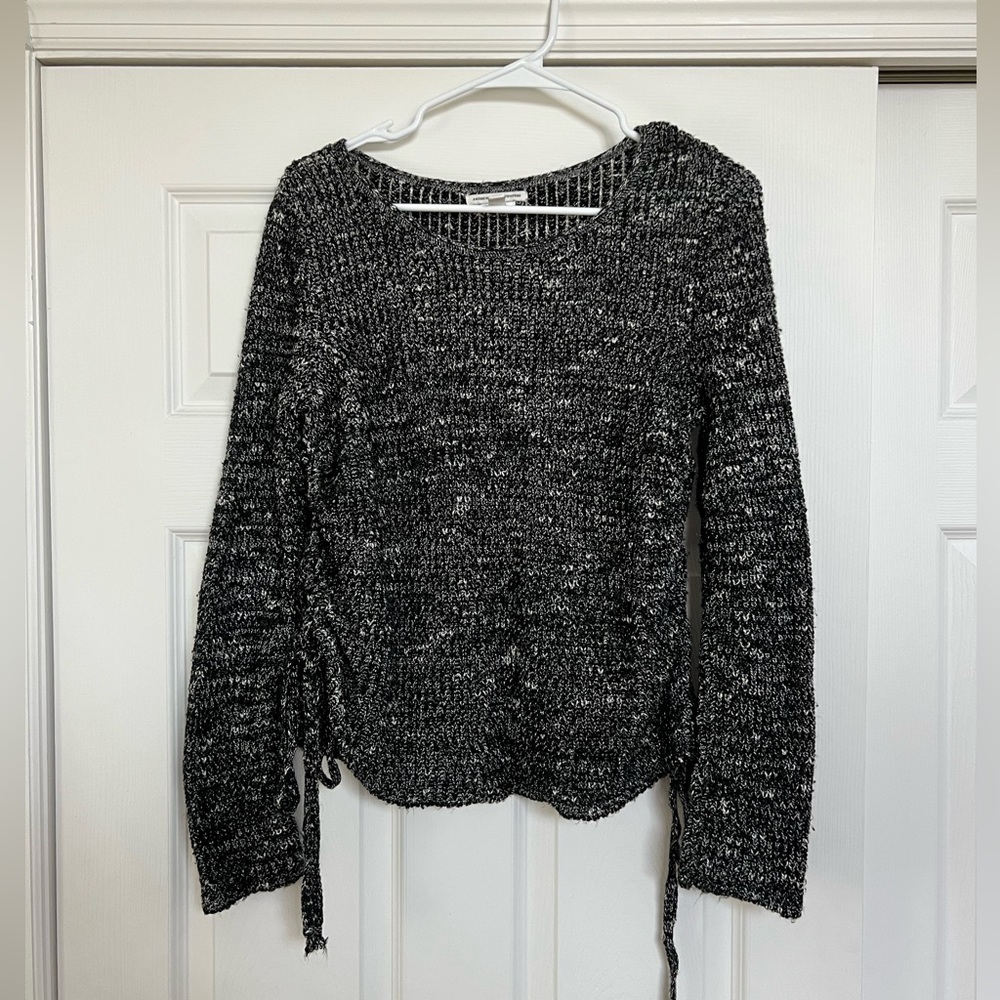 American Eagle Knit Sweater with Bow Detail